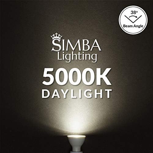 Scatter лампа Simba Lighting LED GU10 с мощност 5 W без регулиране на яркостта (6 бр.), Халогенна 50 W, работа на смени форма MR16 за Акцентного,