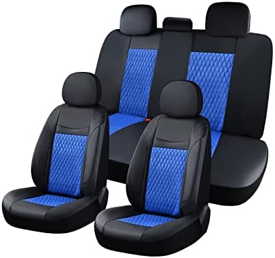Калъфи за автомобилни седалки Coverado Отпред, 6 Бр. Универсални Калъфи за седалки на кола, Подложки за автомобилни Седалки от PVC Отпред,