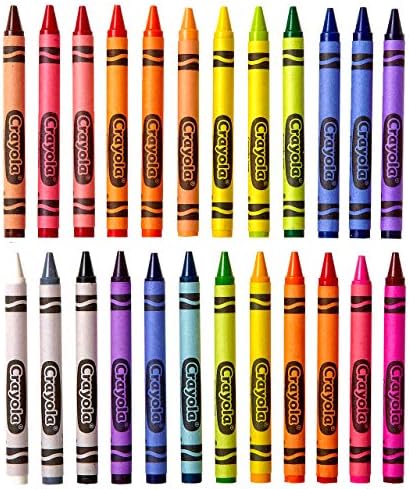 Цветни моливи Crayola на Едро, 24 опаковки цветни моливи 24 цвята, Ученически пособия