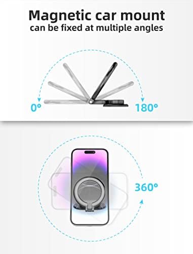 TOPGO е Съвместим с автомобилен монтиране MagSafe Магнитно Закрепване за телефон за кола за Tesla Силен Магнит Hands Free Подходящ