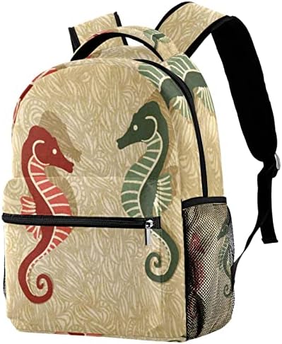 Раница с изображение на кон, Лека Училищна чанта за Момчета и Момичета 29,4x20x40 см, 11,5x8x16 инча