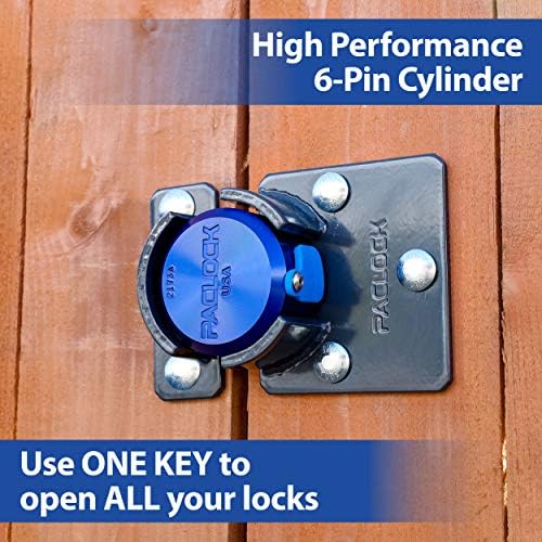 Комбиниран комплект ключалки и шайби PACLOCK KT2173A /775, отговаря на изискванията на законодателството на сащ, 6-пинов цилиндър за по-голяма