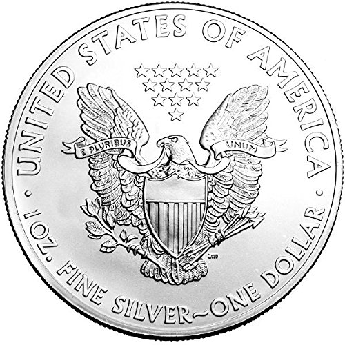 2012-1 унция Американски Сребърен Орел. Сребро 999 проба с нашия сертификат за автентичност Долар, не циркулиращата в монетния двор на