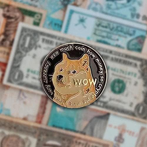 Монета на Повикване Креативна Dogecoin Възпоменателна Монета Златна Монета са подбрани Чудесен Подарък Колекция от Златни Монети