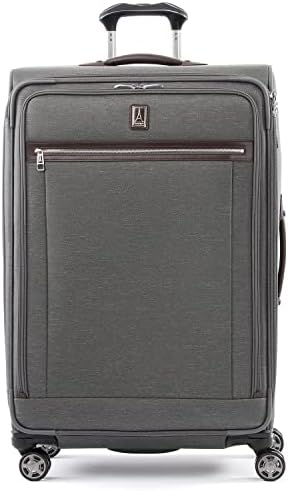 Багажа Travelpro Platinum Elite Softside с възможност за разширение, Въртящи Куфар на 8 колела, заключване на TSA, За мъже и Жени, Ретро