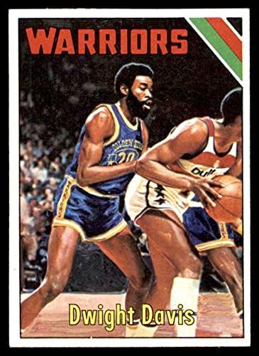 1975 Topps 11 Дуайт Дейвис Голдън Стейт Уориърс (баскетболно карта) EX/MT Warriors Хюстън
