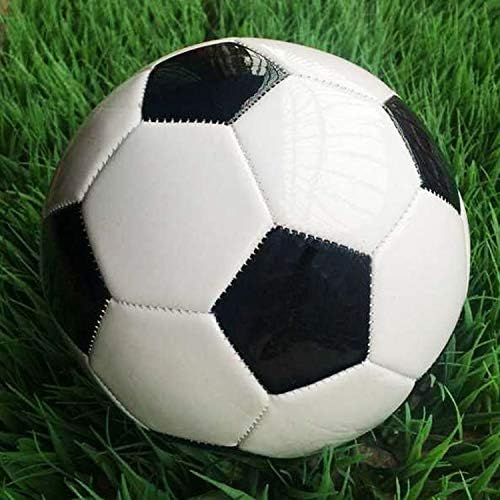 Размер на футболна топка 2,3,4,5 с Игла за помпа Класически Бял Черен Плътен ПУ Плътен, Плетене, Подходящи за игри в Юношескую лига,
