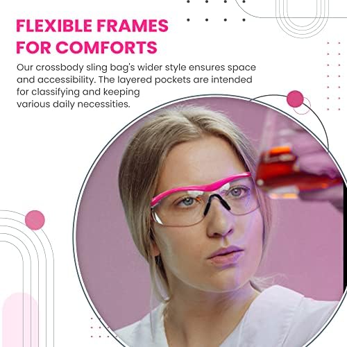 Защитни очила Safety Момиче Navigator | Защитни очила за жени | Предпазни очила със Система | Стъкло със защита от надраскване