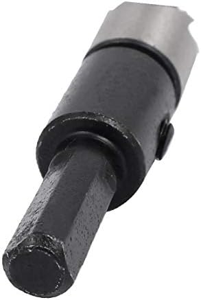 X-DREE 26 mm Диаметър на рязане Дължина 73 мм Треугольное бормашина за пробиване на отвори Спиральное тренировка За рязане на желязо Околовръстен
