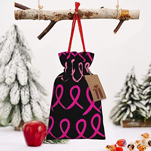 Ремък Augenstern За Коледни подаръци, Опаковки За Лечение на Рак на млечната жлеза-Розови Торбички За Опаковане на Подаръци,