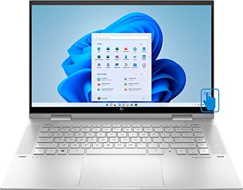 Лаптоп HP Envy x360 15t-es100 за дома и бизнеса 2 в 1 (4-ядрен процесор Intel i7-1195G7, 16 GB оперативна памет, 4 ТБ твърдотелно устройство