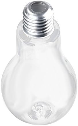 DBYLXMN Прозрачни Стъклени Чаши С Двоен Електрически Крушки, Чаша За Мляко, Светлинен Сок, Херметически затворени Led Къси Светлини,