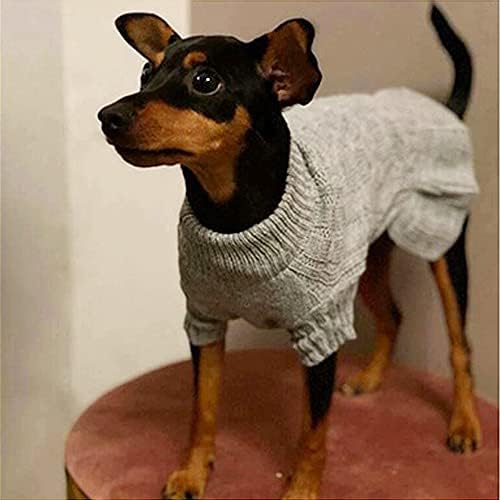 Рокля-пуловер за кучета с опашка на Русалка и рюшами По дъното, Рокля-пуловер за Котки, Трикотаж, Леко Сгъсти Топлия Зимен Пуловер за Кученца, Дрехи за малките Кучет?