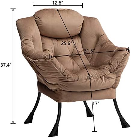 Стол за почивка от съвременната Памучен плат AbocoFur, Акцентное Съвременно стол за почивка, Разтегателен диван и фотьойл за почивка на