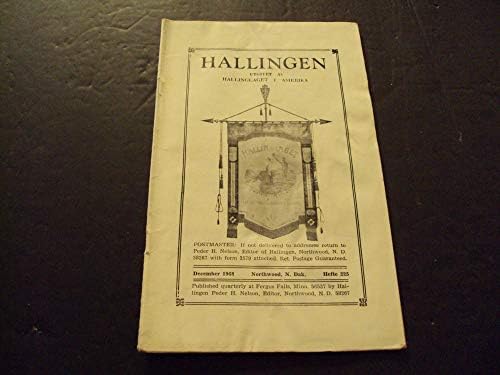 4 списание Hallingen Норвегия през март, юни, септември и декември 1967 г.