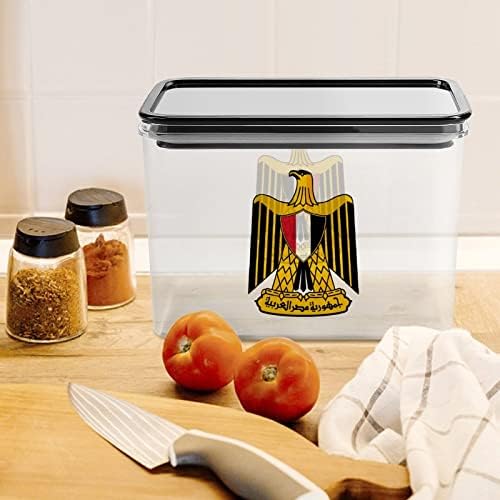 Герб Египет Контейнер За Съхранение на Хранителни продукти, Пластмасови Прозрачни Кутии За Съхранение С Уплътнителен Капак