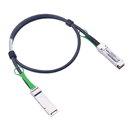 Кабел ipolex 40 Г QSFP + КПР twinax адаптор, Пасивен Меден кабел за директно свързване на 40GBASE-CR4 за Arista CAB-Q-Q-1M, 1 м. (3,3