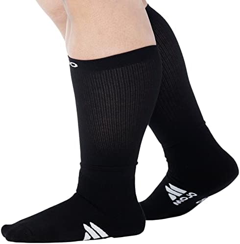 Компресия чорапи Mojo Coolmax 20-30 мм hg.ст., по-големи размери 2XL-5XL за мъже и Жени - Отоци, Разширени вени и отоци