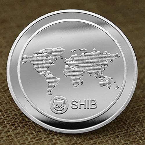 Ada Криптовалюта Любима Монета Възпоменателна Монета, Монета Shiba Ин Монета Дожа Сребърно Покритие Виртуална Монета Предизвикателство Монета