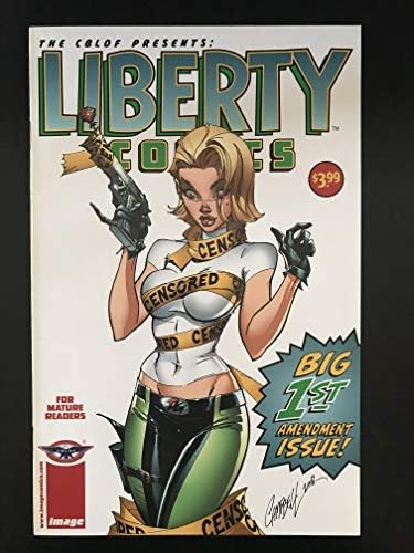 CBLDF представлява Liberty Comics 1 2008 Вариант на картината на комикса Дж. Скот Кембъл