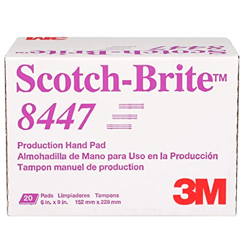 Възглавница за ръце Cubitron Scotch-Brite Production 8447, 6 x 9 инча, по 20 броя в кутия по 3 кутии в случай, тъмно лилав цвят
