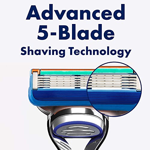Сменяеми остриета за мъжки самобръсначки Gillette Fusion5, брой 12, Lubrastrip за по-комфортно бръснене