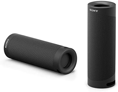 Sony SRS-XB23 - Сверхпортативный, мощен и издръжлив, Водоустойчив безжична слушалка Bluetooth с допълнителни бас – Черен