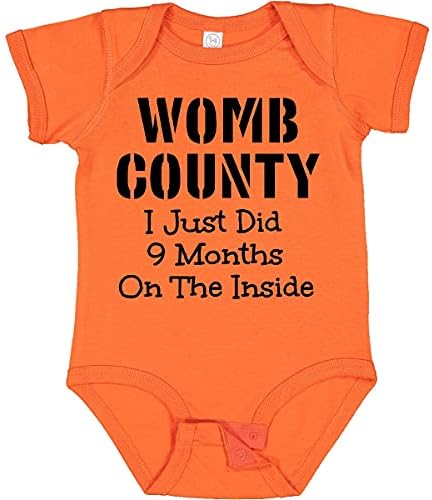 inktastic Womb County Аз току-що завърши 9 месеца на Вътрешния Детската Боди