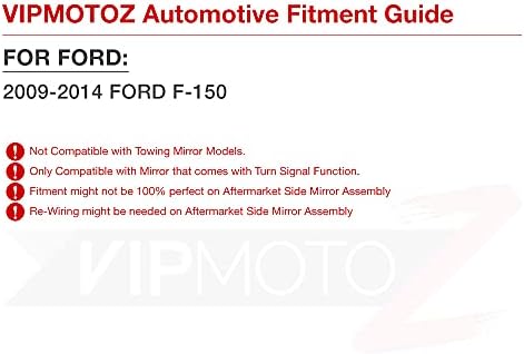 [Сериен мигач] За 2009-2014 Ford F150 Кехлибар, Лещи, Ленти Led Индикатор на страничното Огледало Габаритный Фенер Подмяна на въртяща се