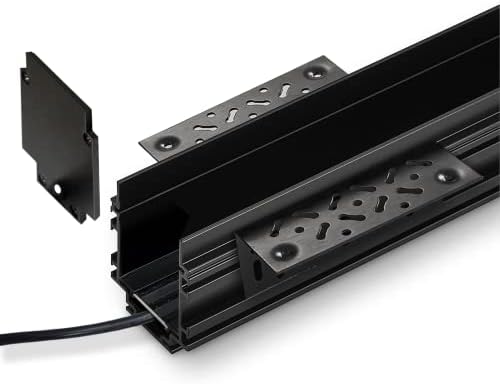 Система на вградените магнитни трекового осветление SCON XTB028, алуминиева Линейна употреба с Вълни инсталирана секция, Входяща мощност
