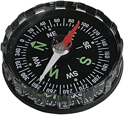 SHZBCDN 1 бр. преносим мини-точен компас, практичен пътеводител за къмпинг, туризъм, навигация на север, бутон за оцеляване, дизайнерски компас