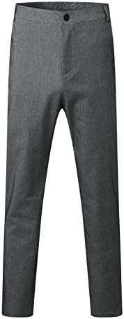 42x29 Мъжки Панталони Мъжки Ежедневни Разнообразни Модни Брючные Панталони Soild Color Slim Fit Комплект за малки Крака Панталони