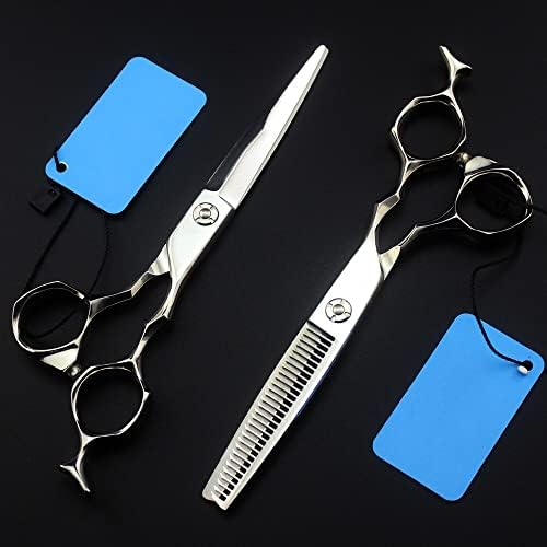 Ножица за подстригване на коса, 6-инчов професионални ножици от стомана JP 440c, престижна ножици с винтовым подшипником, ножица за подстригване
