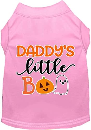 Тениска за кучета с Трафаретным принтом татко Little Boo Светло Розов цвят, XXL