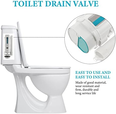 Angoily 3 бр., Пластмасов Водосточни инструмент за източване на тоалетната чиния (Бял)