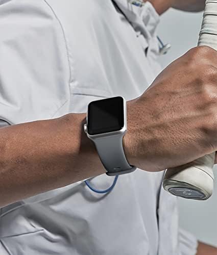 Спортни въжета Getino за Apple Watch, лента 40 мм, женски, мъжки, на 41 мм, 38 мм, 42, 44 мм, 45 мм и 49 мм Водоустойчив Мек Силиконов