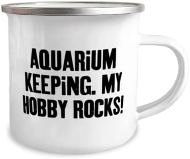Подаръци за съхранение на аквариум с кляпом В устата, Съдържанието на аквариума. My Hobby Rocks!, Красива Празнична Чаша за къмпинг