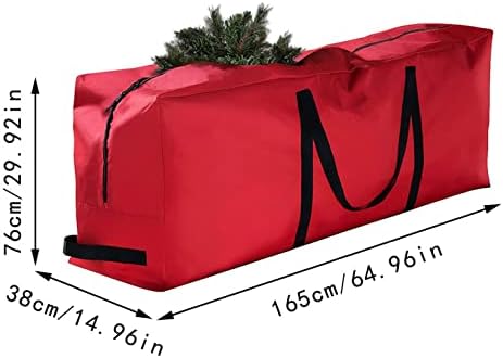 48 инча/69 см кутия за коледната елха, коледна чанта за багаж, чанта за съхранение, контейнери за съхранение на количка, чанта за съхранение