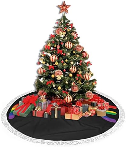 Обнадеждаващ е Гордостта На Черна Пола за Коледната Елха, за Украса на дома за Коледа 36