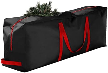 48 инча/69 см кутия за коледната елха, коледна чанта за багаж, чанта за съхранение, контейнери за съхранение на количка, чанта за