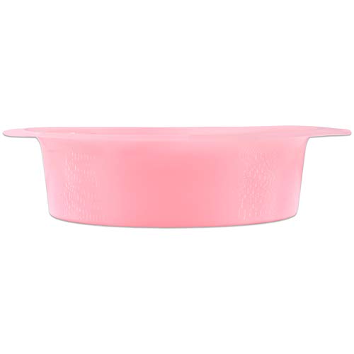 25 Сменяеми чаши Розов цвят за затопляне лосион за маникюр, затопляне на восъка (25 броя в опаковка)