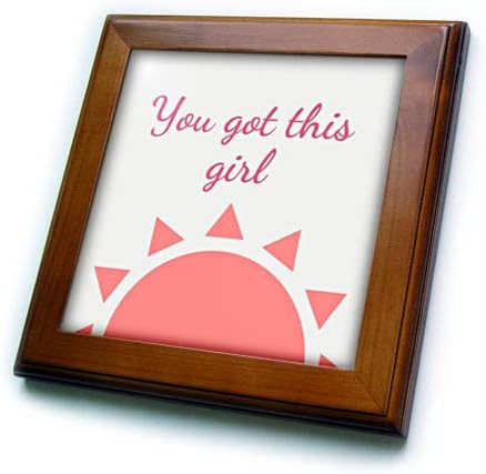 Триизмерно изображение на слънцето с текст Ти си получил това момиче - теракот в рамка (ft-375910-1)