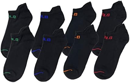 Мъжки чорапи Polo Ralph Lauren с Дълбоко деколте на Щиколотках 8 Опаковки