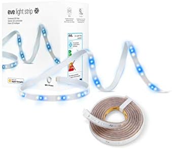 Eve Light Strip - Умна led лента, 2 м, удължителен кабел бял и цветен (RGB) ивица светлина (2 m) - Бял и цветен, 1800 лумена, може да бъде укорочена, самозалепващи