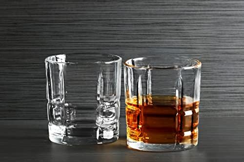 Кружечные Чаши за уиски Walter Heavy Base Стъкло, Комплект от 4 теми, Забавни Прибори, Стъклени съдове за вода, Сок, Бира