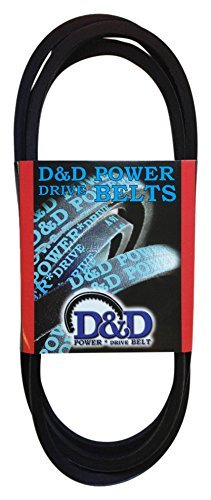 Преносимото колан D&D PowerDrive 10606 Желязо Пожарникар Dunham Bush, 3 л, 1 Лента, Дължина 20 инча, Гума