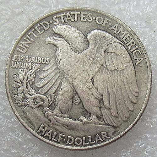Монета на Повикване Американската Дамски Монета Свобода (1916-1947) сребърно покритие Копие на Възпоменателни монети Любителски