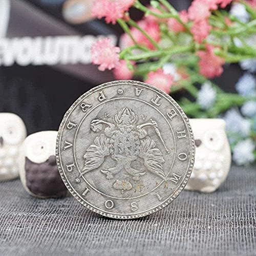 Русия 1801 Цар Александър I Възпоменателна Монета Сребърна Монета Сребърен Долар Единната Валута Сребърна Кръгла Стара Копие