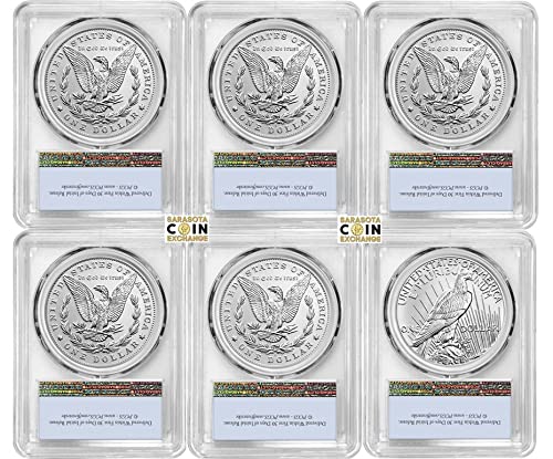 2021 Различни Монетни знаци 2021 Сребърни долара Морган и 100-годишнината от Долар на света, Различните Монетни знаци, $1 $ 1 PCGS MS70