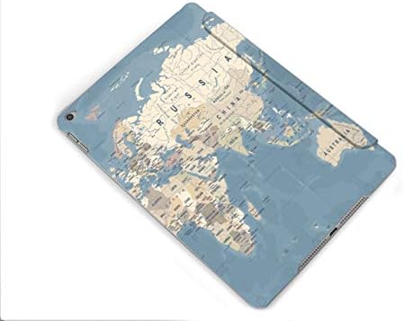 Синя Карта на света Трислоен калъф за Apple iPad Mini 1 2 3 4 5 Air 2 3 Pro 9,7 10,5 11 12,9 9,7 инча 2017 2018 2019